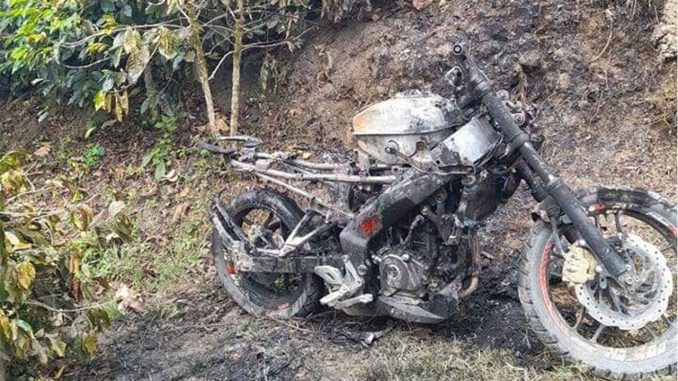 moto insinerada