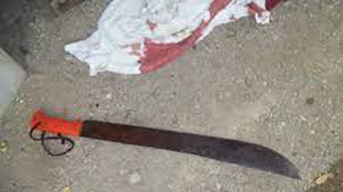Riña a machete