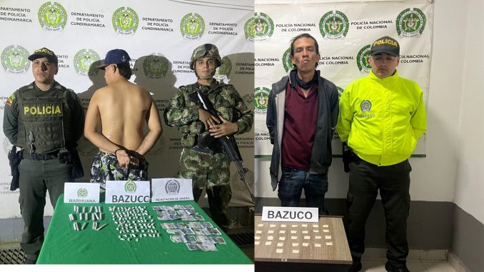 tres capturados