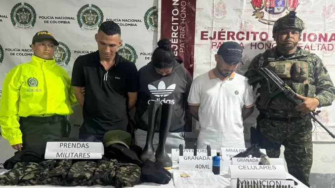 Ejército capturo tres